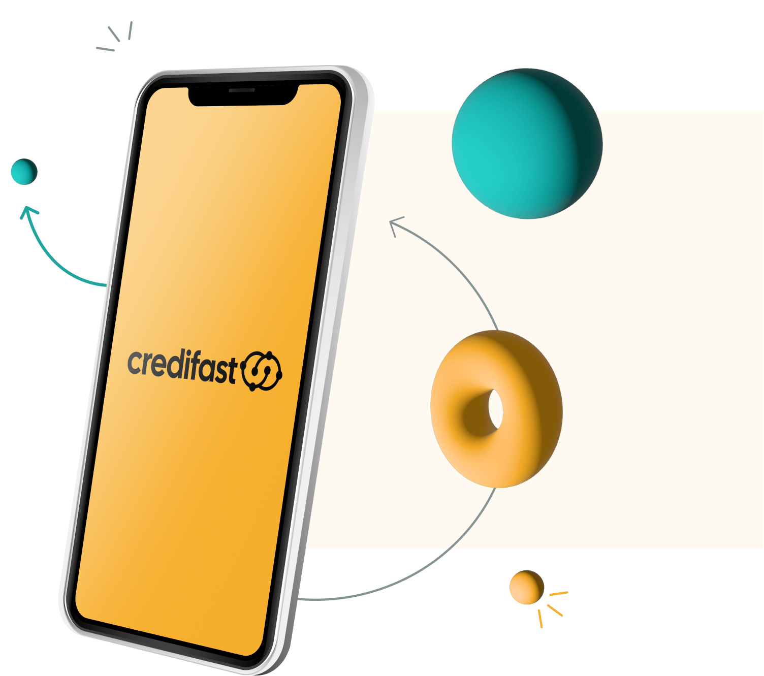 Mobil mostrando CredifixLogo